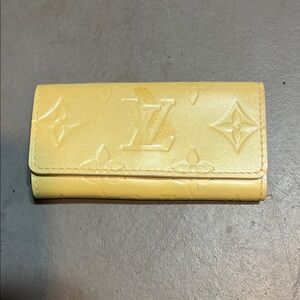 Louis Vuitton Light Yellow Key Holder